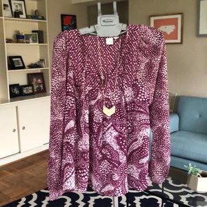 GAP Paisley Peasant Blouse